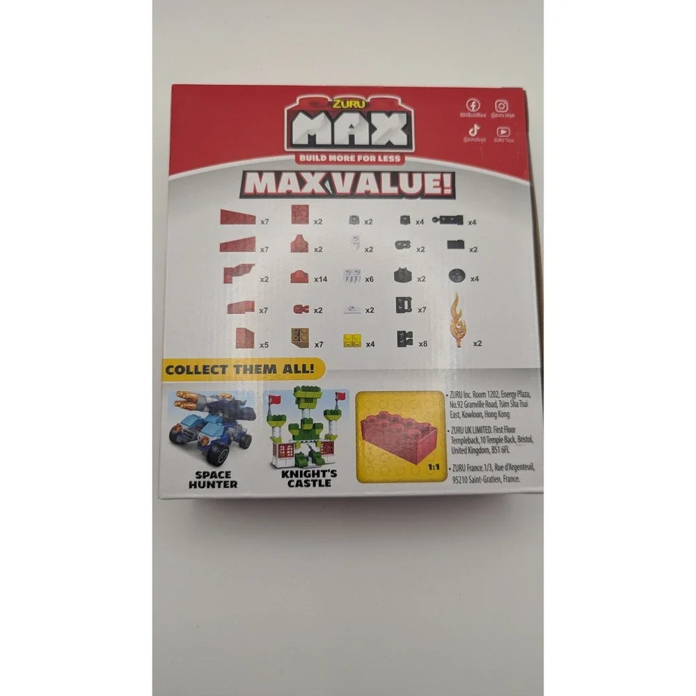 Zuru MAX Dragon Attack Building Set 106 Pc Red Dragon 83123 Compatible Bricks